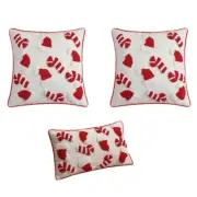 Pillowcase Soft Plushie Christmas Throw Pillow Cover for Sofa and Bed Decoration