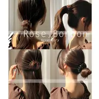 在飛比找蝦皮購物優惠-韓國鳥巢盤髮器【Rose Bonbon】髮夾丸子頭髮夾馬尾扣