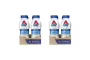2x 6pc Atkins Low Carb Protein Shake 330ml Smooth Chocolate Sugar Free Drink