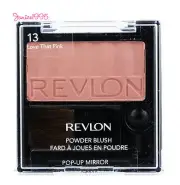 REVLON Powder Blush w Pop Up Mirror #13 LOVE THAT PINK