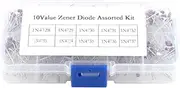 Voltage Regulator Diodes, Diode Assorted Kit, Transistors Assortment Kit, Suitable for Improving Efficiency and Ease of Use
