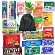 COLLEGE ESSENTIAL CARE PACKAGE, Gift Box for Dorm - Get Well Gift basket - Mi...