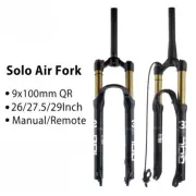 26/27.5/29" MTB Bike Solo Air Fork Bicycle Front Suspension Quick Release Fork