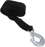 MUELODSIC Tow Rope with Hook Heavy Duty Strap for Towing Vehicles Elastic Winch Cable Durable Webbing for Safe and Reliable Performance
