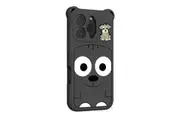iPhone 16 Pro Max (6.9") Soft EVA Cartoon Puppy Phone Case (Black)