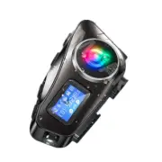 Motorcycle Intercom Riders Helmet Bluetooth Headset Headphones LCD Waterproof