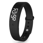 Vibration Reminder Watch - With Up To 10 Daily Alarms (black)-DYDZ