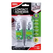 4x Super Strong Contact Adhesive Bond Handy Hardware Tube Dries Amber 30ML