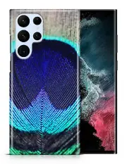CASE COVER FOR SAMSUNG GALAXY|COOL ELEGANT PEACOCK FEATHER #1