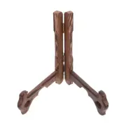 Redwood Display Stand Picture Frame Holder Tabletop Plate Stands Photo for