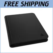 16-Pocket Ringless Card Album - Water-Resistant Zip Binder for TCG Collectors