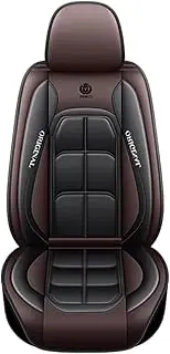 QIOZO car seat Cover Suitable for Volkswagen AMAROK Jetta, Santana Variant Lamando Lavida Vista Auto Parts/Waterproof/Sports Leather/Coffee Standard