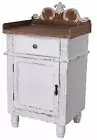 Nightstand Shabby Chic Night Console White Antique Night Table White
