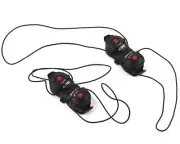 Sidi Shot/Tiger Double Tecno-3 Push Closure System (Black/Red) (Pair)