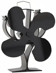 New Designed 4 Blades Heat Powered Stove Fan For Wood / Log Burner/fireplace