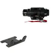 Viper 6000lbs V3 Winch Black Rope With Mount For Yamaha Bruin 350 2004-2009