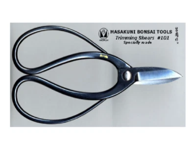 Masakuni Bonsai Tool No.0101 Special Black Polished Pruning Shears L 18cm japan