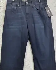Mavi Jeans Men 31X34 Zack Dark Indigo Williamsburg Straight Leg Pocket Denim NEW
