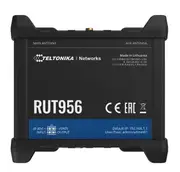 Teltonika Rut956 Industrial 4g (lte) Router Equipped With 4x Ethernet Ports, Wifi, Dual-sim, Gps, An I/o Connector Block