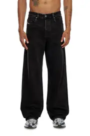 [Diesel] Diesel - Relaxed Jeans - 2001 D-Macro - Jeans - Man - Black 33 Black