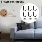 Coat Clothes Hooks Towel Robes Hanger Rack Holder Bathroom Kitchen Decor SejNw