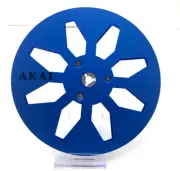 AKAI 7-inch Metal take up reel for 1/4" tape - Brushed Aluminum - Blue