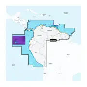 Garmin Navionics Vision+ NVSA011R South America North Coast Chart Map micro/SD