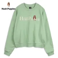 在飛比找Yahoo奇摩購物中心優惠-Hush Puppies 上衣 女裝立體品牌刺繡狗短版寬鬆上