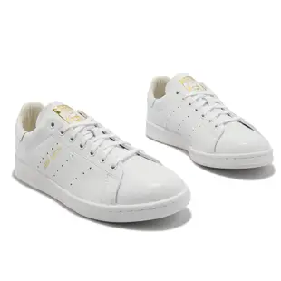 adidas 休閒鞋 Stan Smith Lux W 白 金 小白鞋 金標 女鞋 三葉草 【ACS】 IG3389