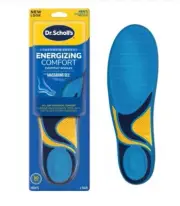 Dr. Scholl’s Comfort and Energy Massaging Gel Insoles, Men’s Size 8-14, 1