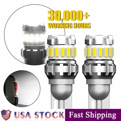 AUXITO 921 912 T15 W16W LED Reverse Backup Light Bulbs Super Bright White 3000LM (for: Honda)