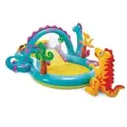 Intex 11ft x 7.5ft x 44in Dinoland Play Center Kiddie Inflatable Swimming Pool