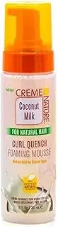 Creme of Nature Coconut Milk Curl Quench Foaming Mousse 7 Ounce (207ml)