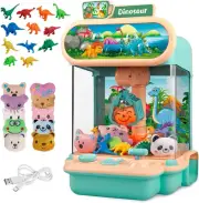 Claw Machine for Kids,Mini Dinosaur Vending Machines Candy Grabber Prize Dispens