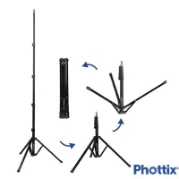 在飛比找momo購物網優惠-【Phottix】Phottix F-180公分輕型直播燈架