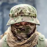 Ukrainian SBU Alpha Special Unit Multicam Short Brim Recon Hat - US Size 7 1/2