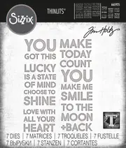 Tim Holtz Bold Text #2 Thinlits Die Set