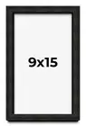 9x15 Shadow Box Black Rustic Barnwood Display Frame | 1.125 Inch Deep | 0.875 I