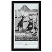 Spirit Of Anzac Portrait Framed