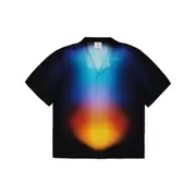 [Casablanca] Casablanca Gradient-print Shirt L BLACK/BLUE
