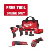 M12 FUEL 12-Volt Li-Ion Brushless Cordless Hammer Drill/Impact Driver Combo Kit