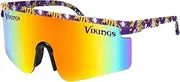 FOCO Men's NFL Team Logo Large Frame Sunglasses