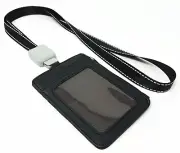 RN Nursing Hospital Zipper Vertical ID Badge holder and Retractable neck lanyard
