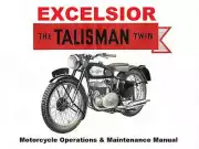 EXCELSIOR ROADMASTER UNIVERSAL TALISMAN TWIN Manual w/ Motorcycle Service Repair
