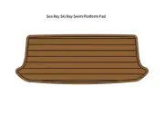 1992 Sea Ray Ski Ray 190 SK Swim Platform Boat EVA Teak Deck Faux Floor Pad Mat