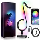 Dimmable RGB LED Atmosphere Lamp Bedside Table Night Light APP Bluetooth Control