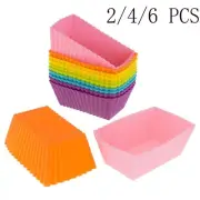 2/4/6 Pcs Cupcake Liners Paper Cups Cake Cups Muffin Cases Cake Baking Mold Tool
