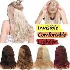 100g 16-28inch Invisible Wire Remy Human Hair Extension 9A Long Weft Hair