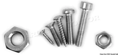 OSCULATI Threaded hexagon setscrew 12x60 AISI 316 316.933/12X60