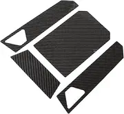 Enhance The ATVs Front Engine Hood with The 4 Pcs Carbon Fiber Panel Trim Sticker - Replacement for Polaris RZR PRO XP 2021 and Up - Adds Sporty Look